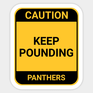 KEEP PUNDING Sticker